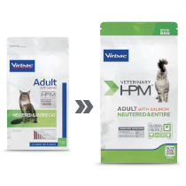 Croquettes au saumon pour chat stérilisé ou entier - Gamme physiologique chat